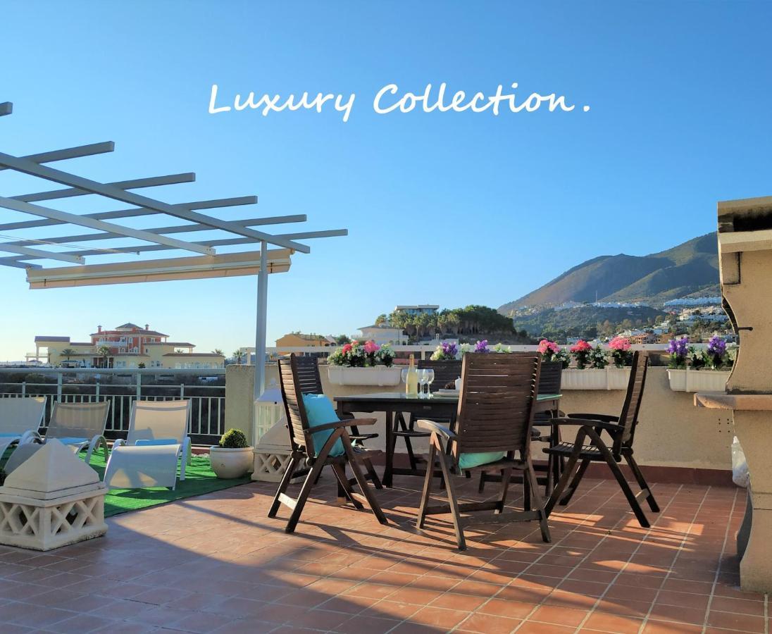 Pena Beach 3 Bedroom Duplex, Bbq, Pool, Sea Views, Benalmádena Kültér fotó