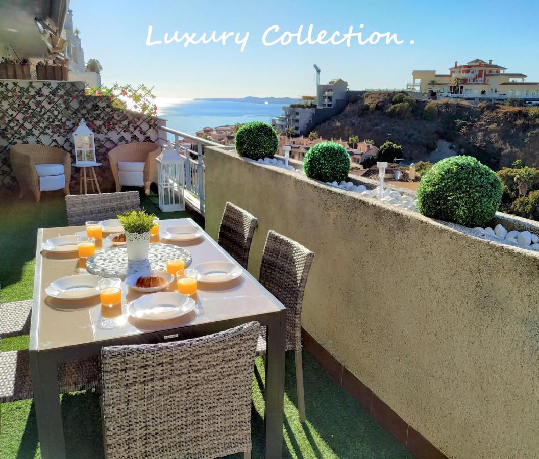 Pena Beach 3 Bedroom Duplex, Bbq, Pool, Sea Views, Benalmádena Kültér fotó
